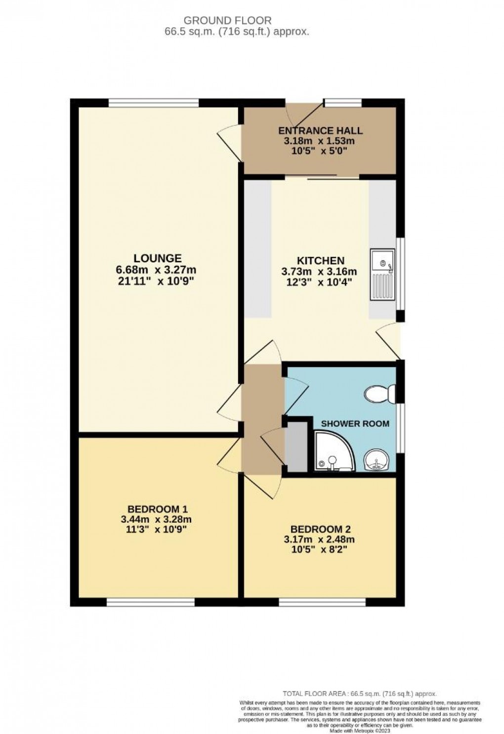 Floorplan for Shaftsbury Road, Orrell, Wigan, WN5 0JD