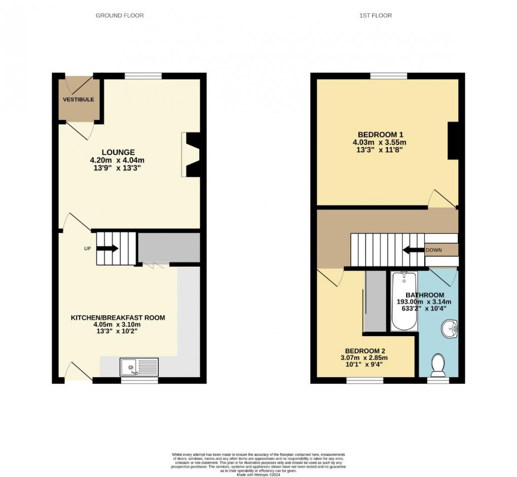 Floorplan for Lily Lane, Bamfurlong, Wigan, WN2 5JN