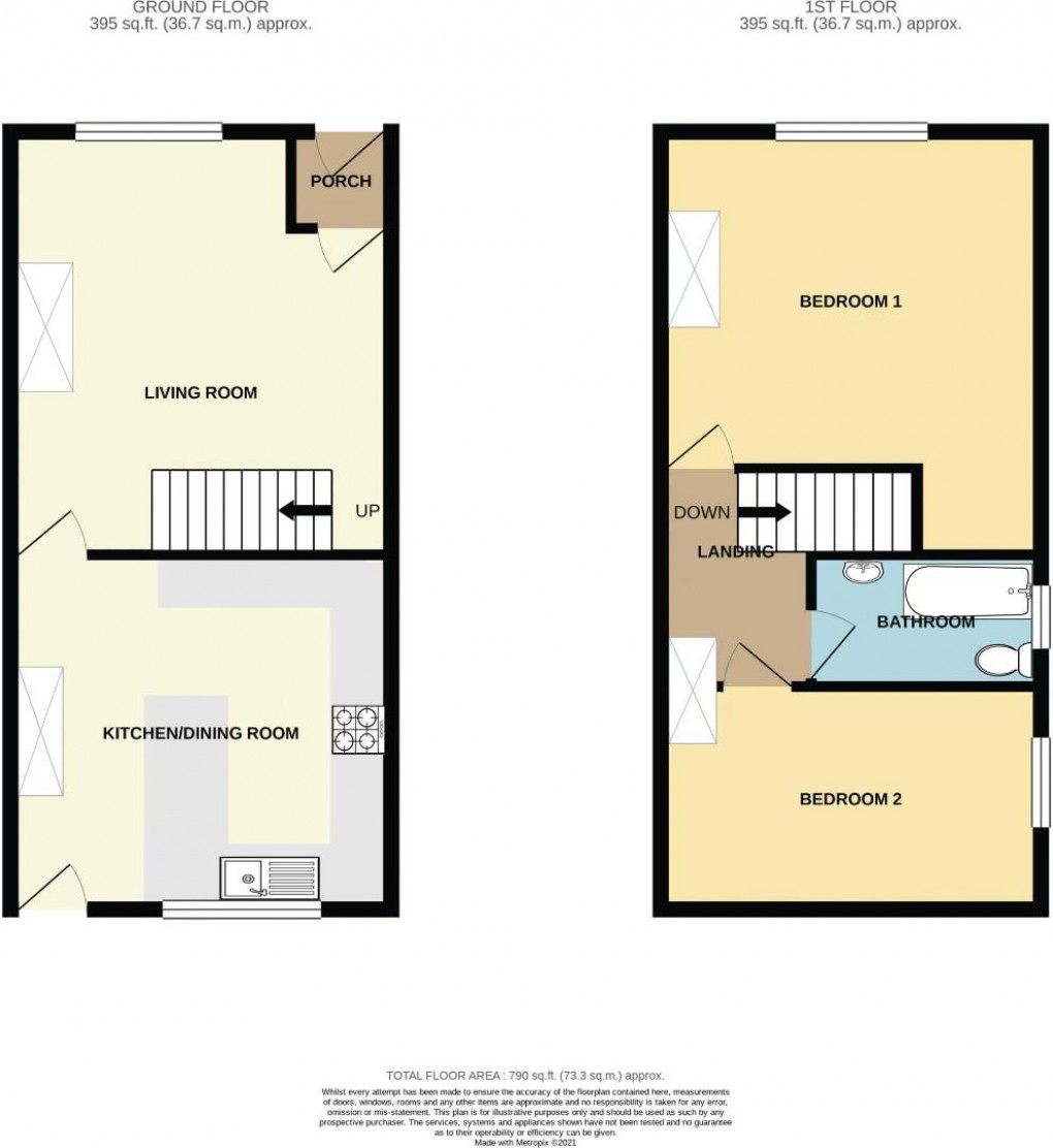 Floorplan for Haigh Road, Aspull, Wigan, WN2 1RN