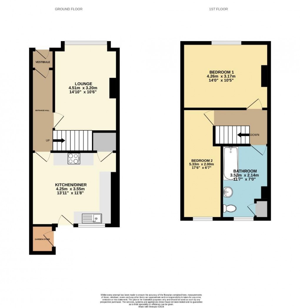 Floorplan for Scot Lane, Newtown, Wigan, WN5 0UB