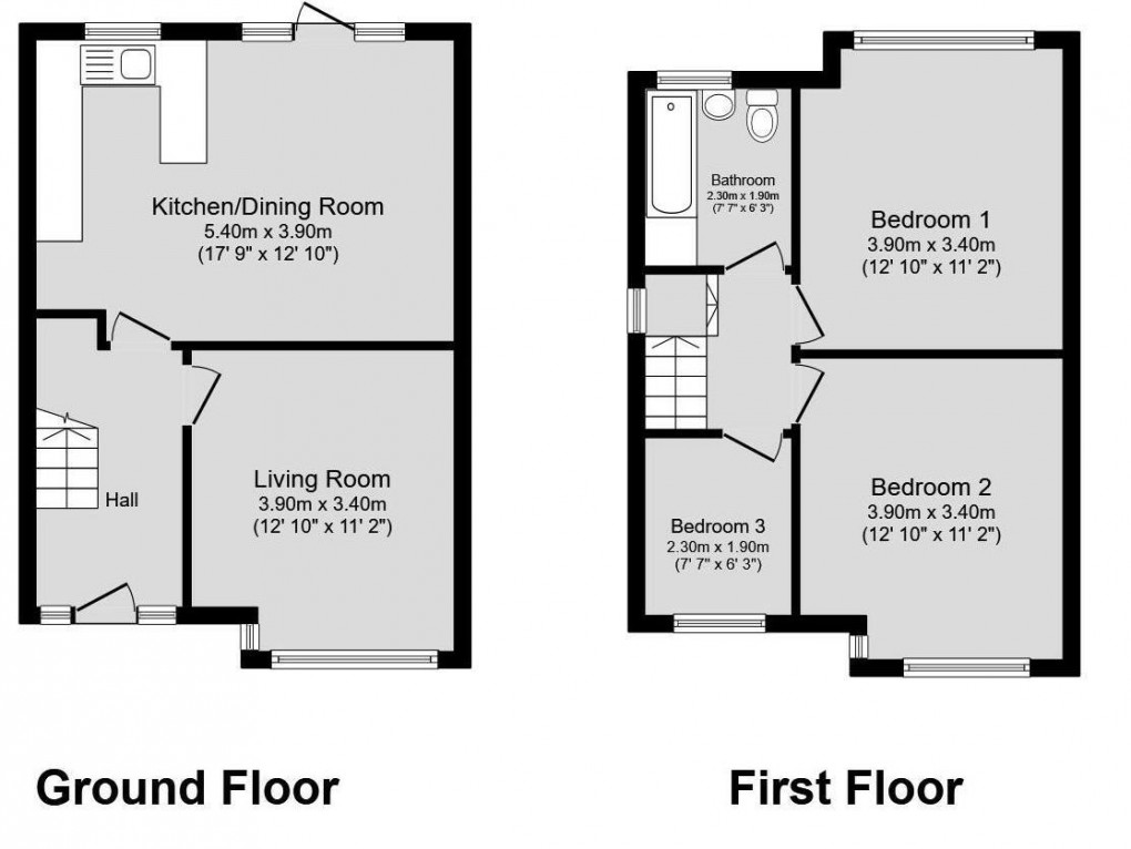 Floorplan for Park Street, Haydock, St. Helens, WA11 0BW