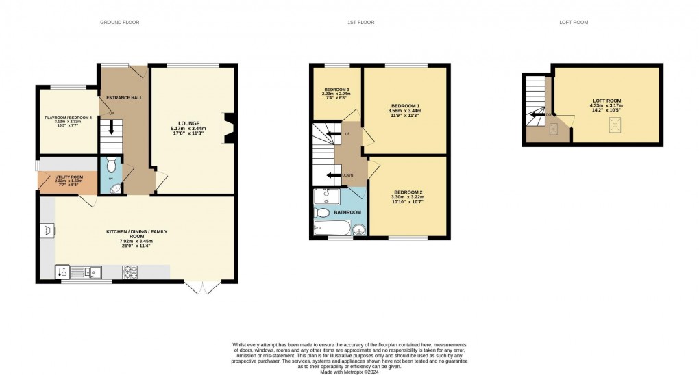 Floorplan for Sutherland Road, Hawkley Hall, Wigan, WN3 5JG