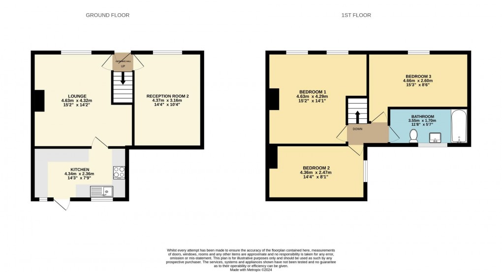 Floorplan for Brookhouse Street, Wigan, WN1 3EY