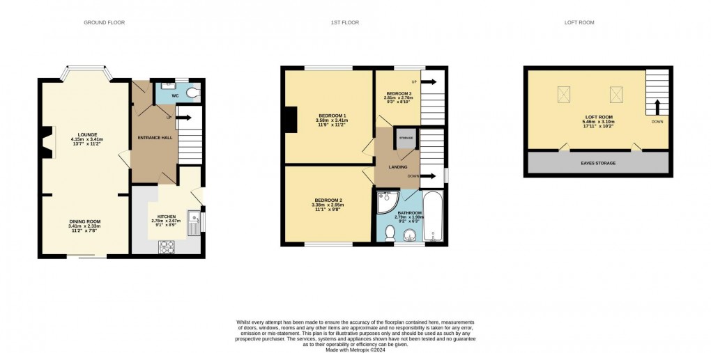 Floorplan for Balniel Walk, Whelley, Wigan, WN1 3UU