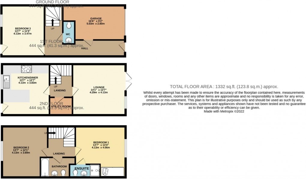 Floorplan for Navigation Bank, Standish Lower Ground, Wigan