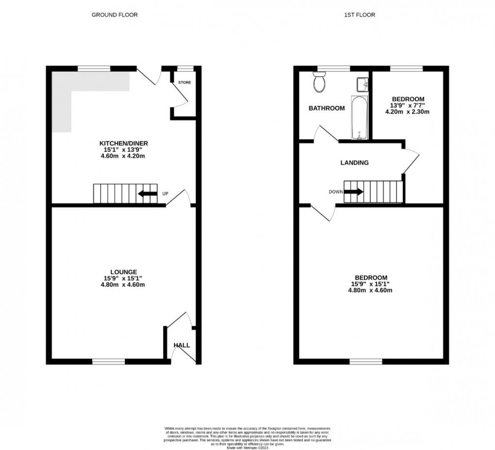 Floorplan for Wigan Road, Leigh, WN7 5DP