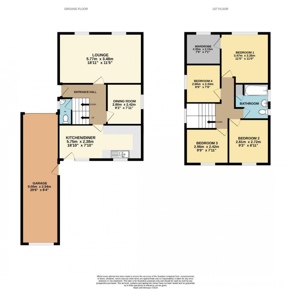 Floorplan for Malvern Close, Winstanley, Wigan, WN3 6DZ