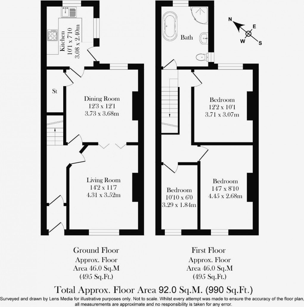 Floorplan for Barnsley Street, Springfield, Wigan, WN6 7HJ