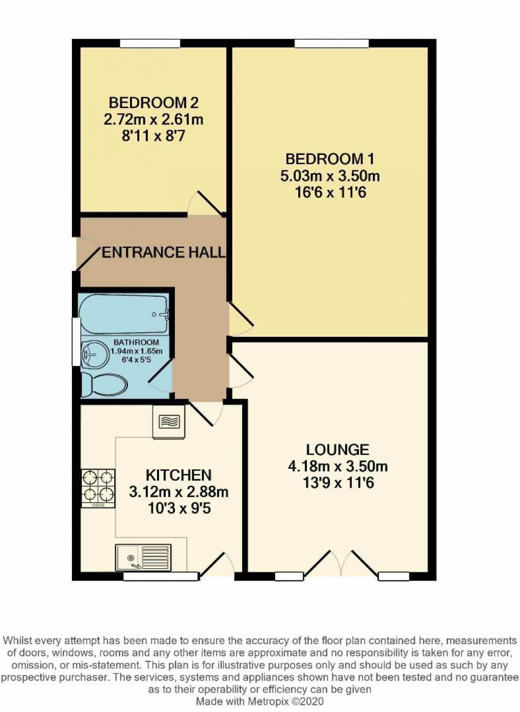 Floorplan for Alma Drive, Charnock Richard, Chorley, PR7 3RD