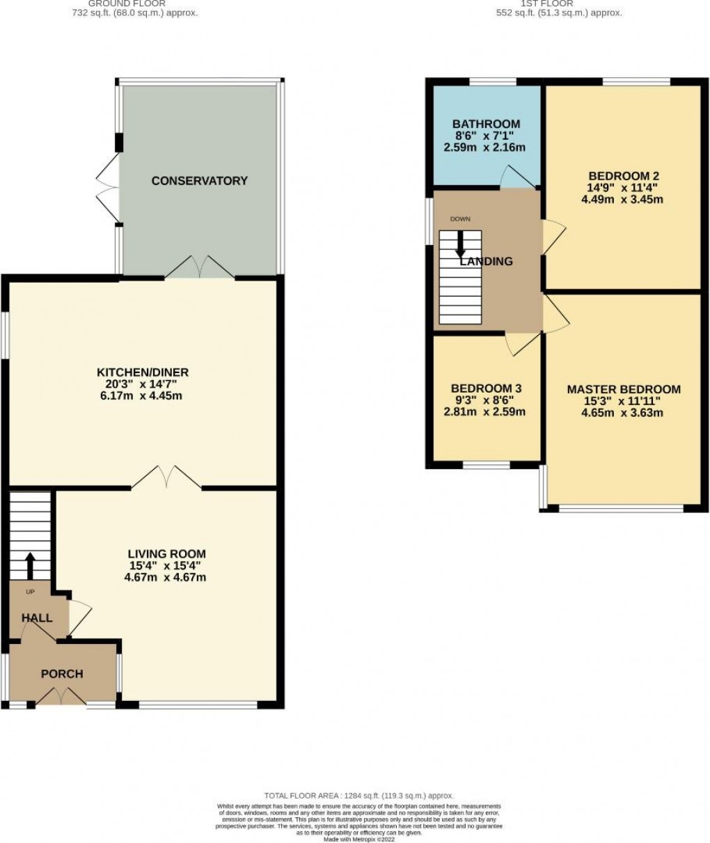 Floorplan for June Avenue, Leigh, WN7 5DH