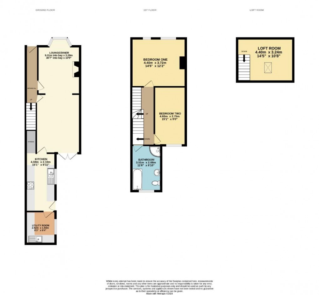 Floorplan for Darlington Street East, Wigan, WN1 3AT