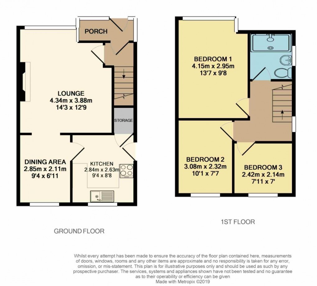 Floorplan for Wigan Road, Aspull, Wigan, WN2 1DU