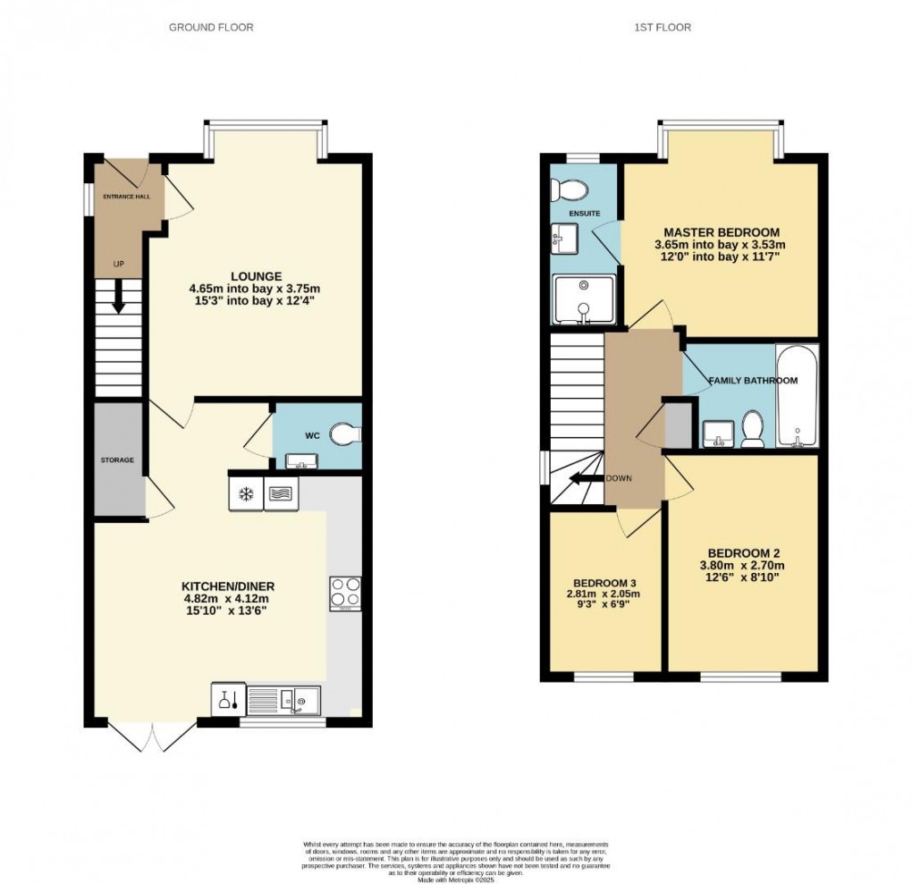 Floorplan for Buckley Street, Springfield, Wigan, WN6 7HY