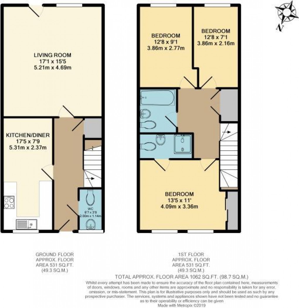 Floorplan for Gauntley Gardens, Billinge, Wigan, WN5 7FP