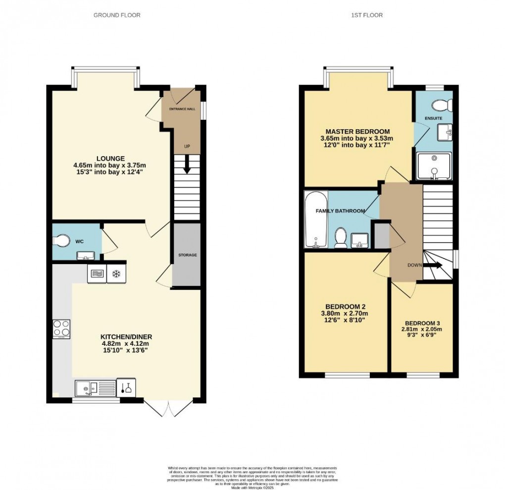 Floorplan for Buckley Street, Springfield, Wigan, WN6 7HY