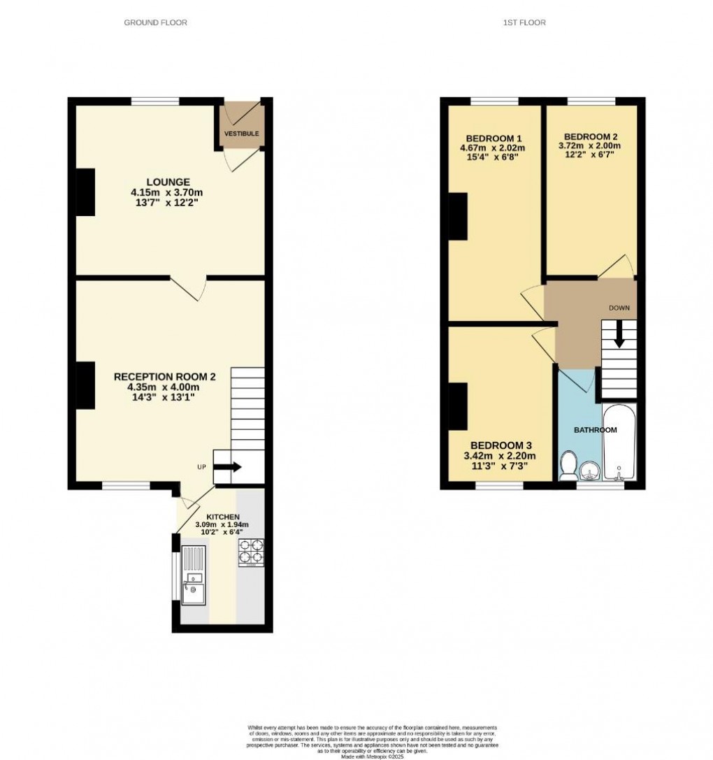 Floorplan for Westminster Street, Newtown, Wigan, WN5 9BH