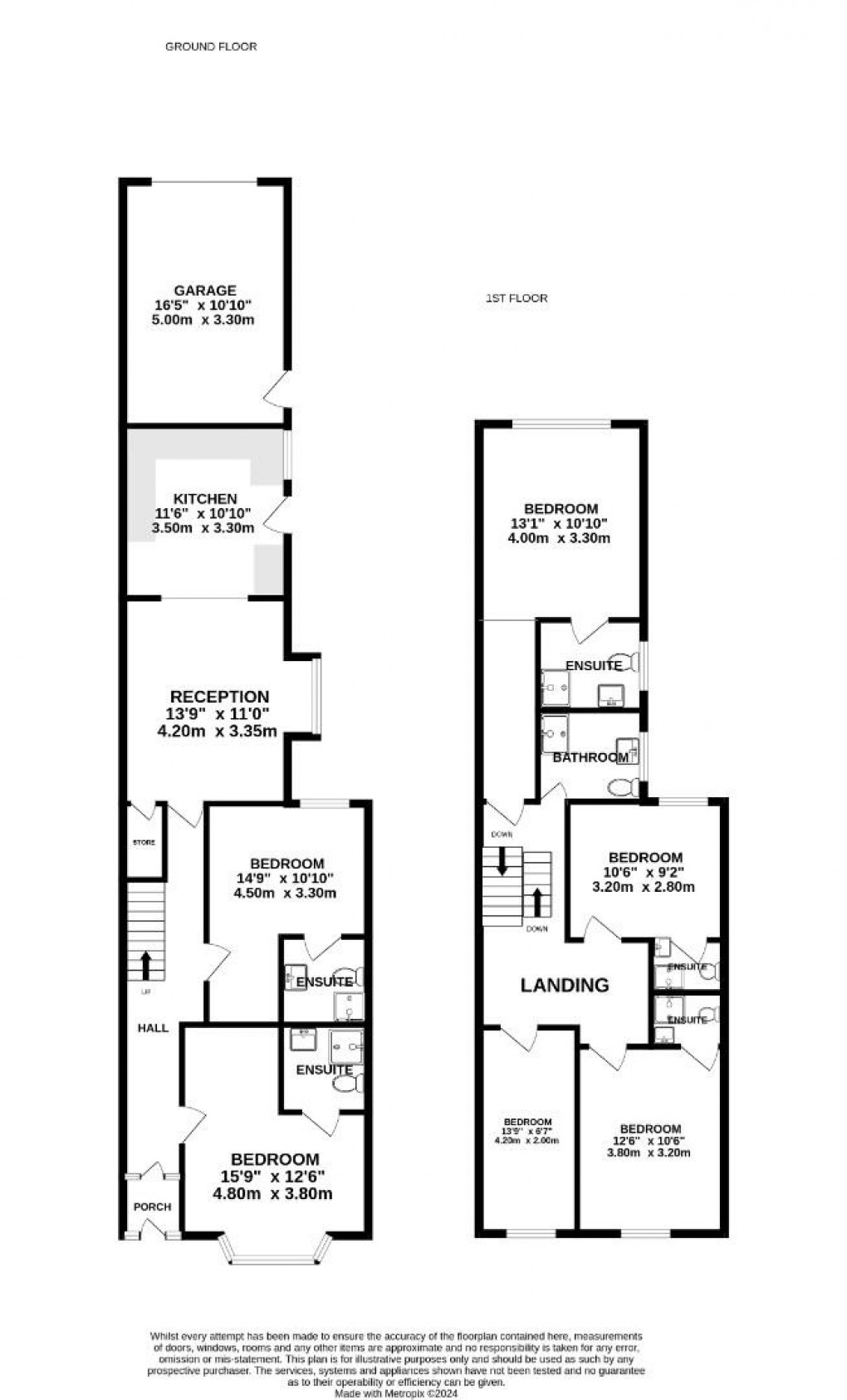 Floorplan for Park Road, Springfield, Wigan, WN6 7AA