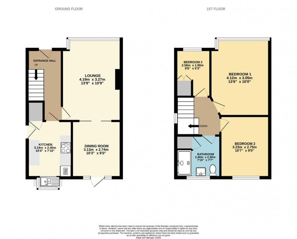 Floorplan for Harbury Walk, Springfield, Wigan, WN6 7RX