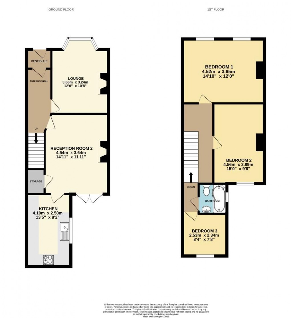 Floorplan for Springfield Road, Springfield, Wigan, WN6 7BB