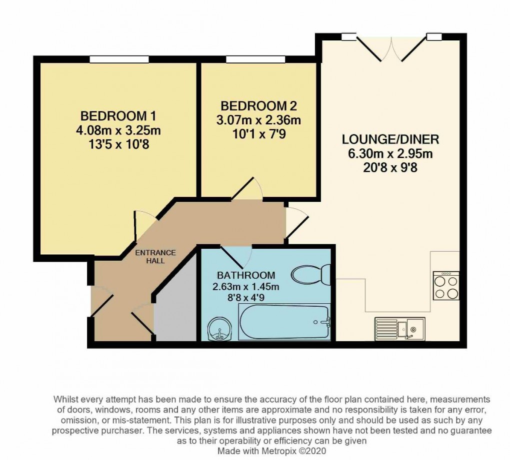 Floorplan for Meadowgate, Springfield, Wigan, WN6 7QG