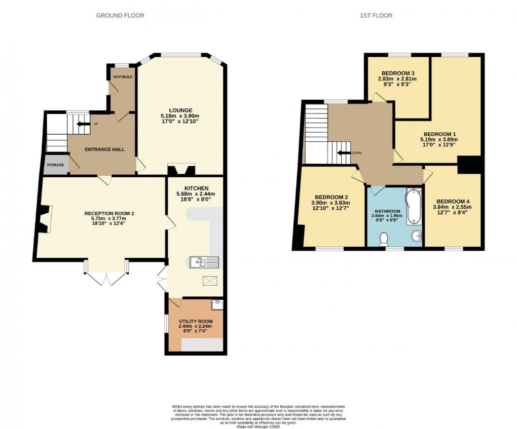 Floorplan for Avondale Road, Swinley, Wigan, WN1 2BE