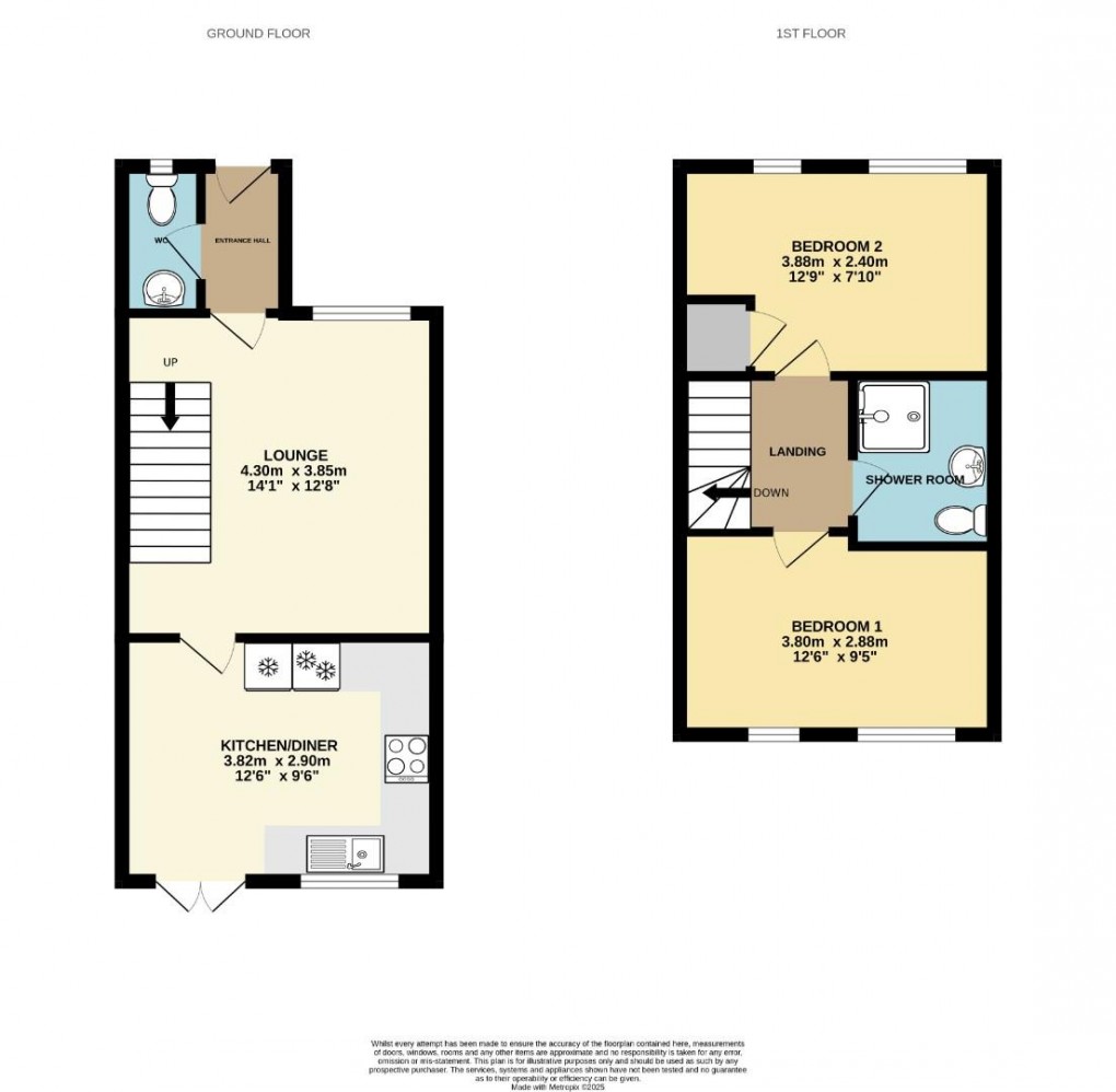 Floorplan for Helmsman Way, Poolstock, Wigan, WN3 5DJ