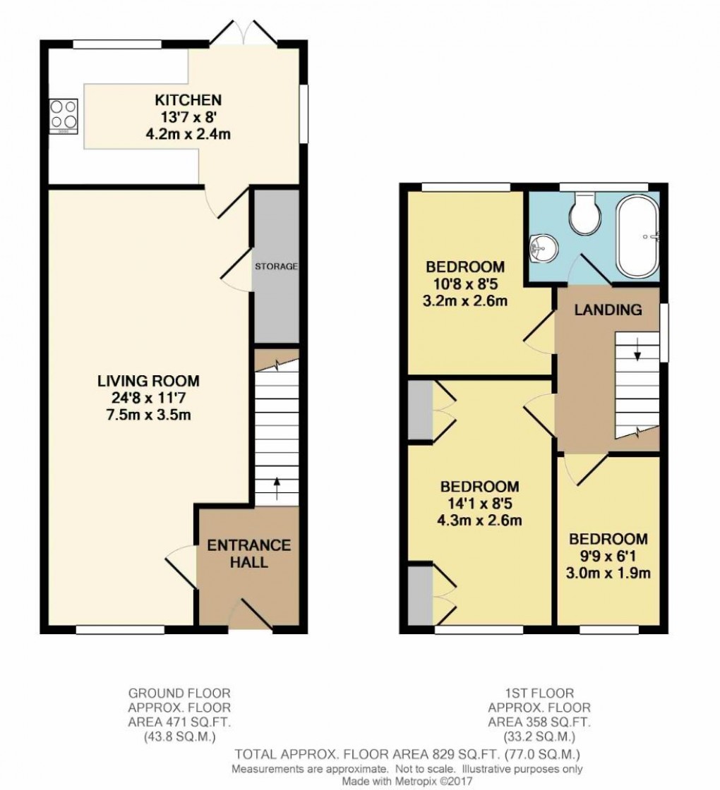 Floorplan for Taylors Lane, Springview, Wigan, WN3 4TZ